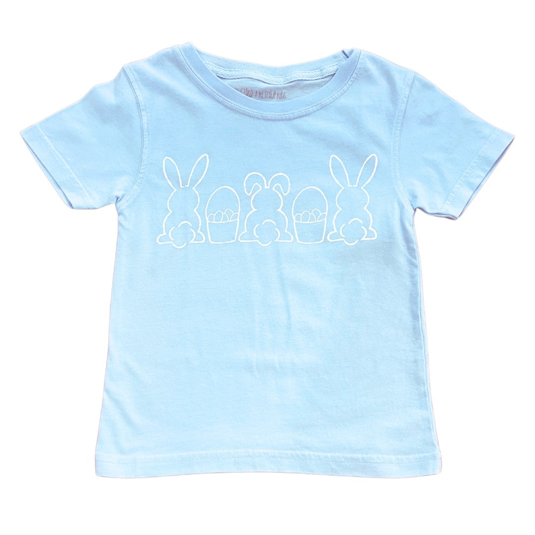 Light Blue Bunnies Tee