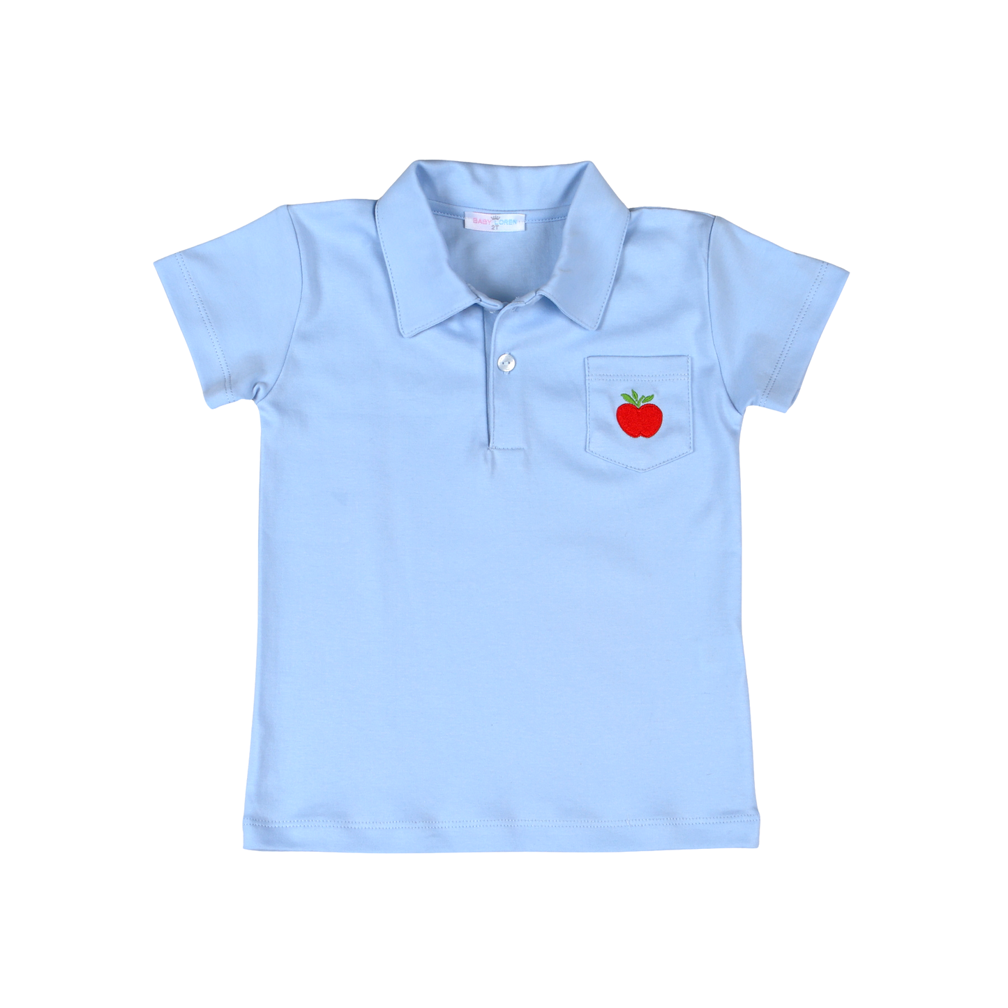 Back to School Pima Polo, Light Blue