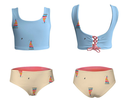 Sun & Moon Bikini, Atardecer en Velero