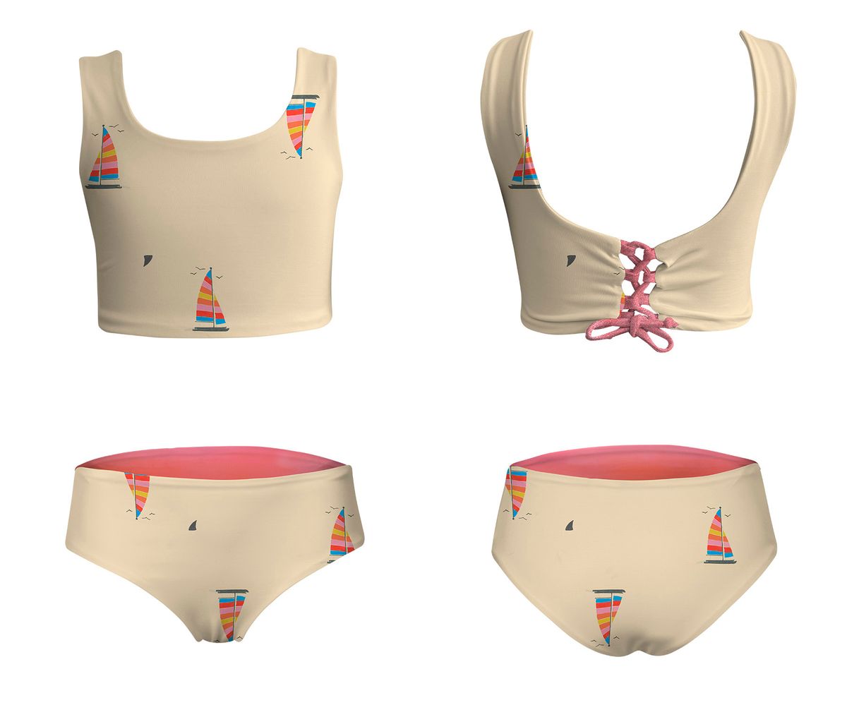 Sun & Moon Bikini, Atardecer en Velero