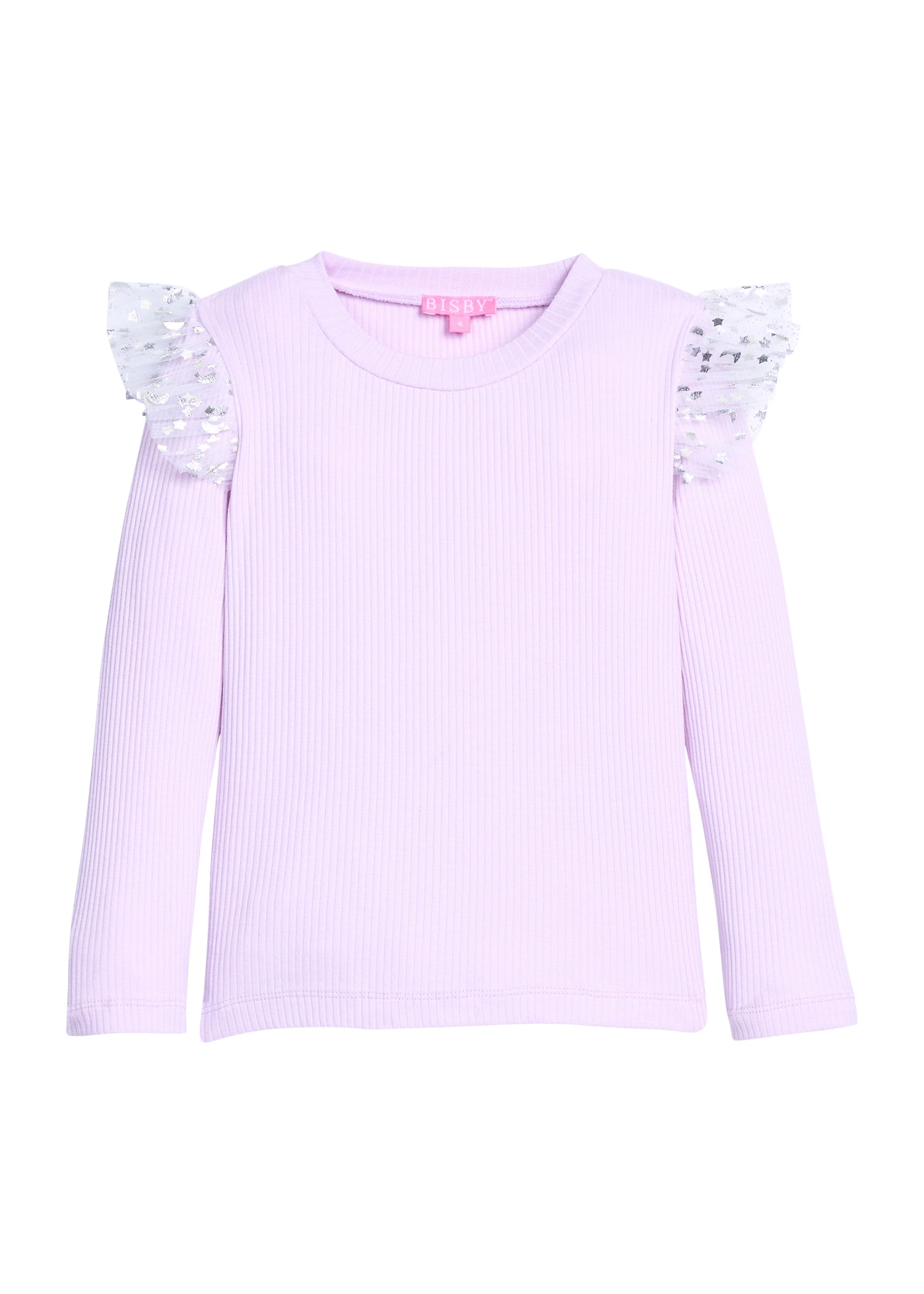 Sadie Tee, Lilac & Silver Sparkle Stars