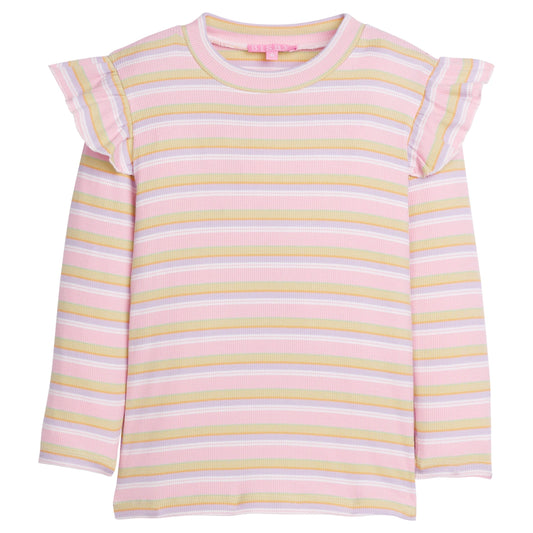 Sadie Top, Pastel Stripe