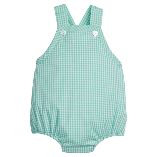 Sawyer Bubble, Aqua Gingham