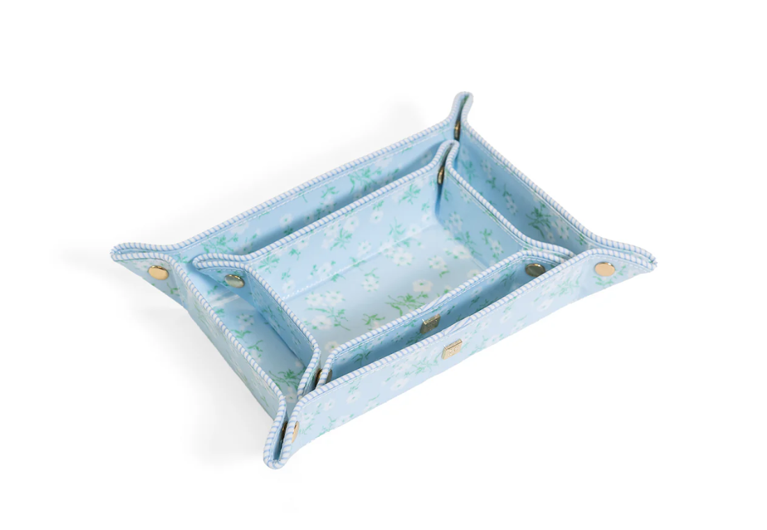 Kiki Floral Luxe Gloss Tray, Two Sizes