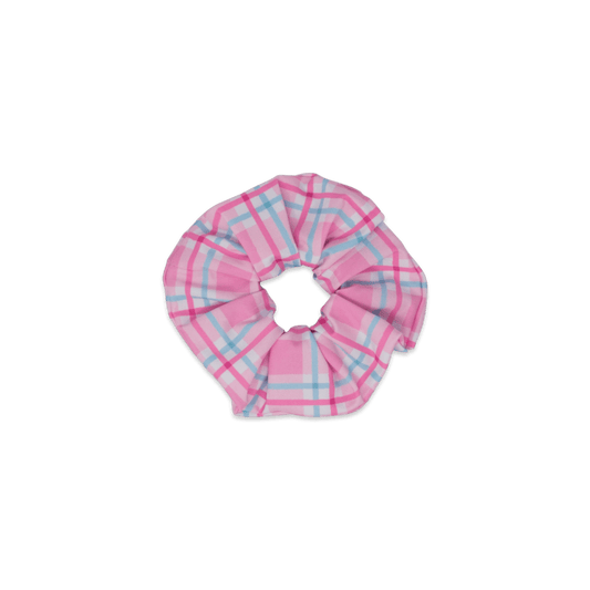 Scrunchie, Pink Plaid