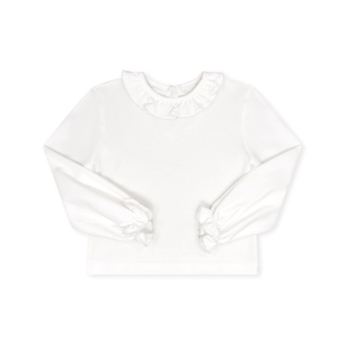 Long Sleeve Bella Blouse/ Park White