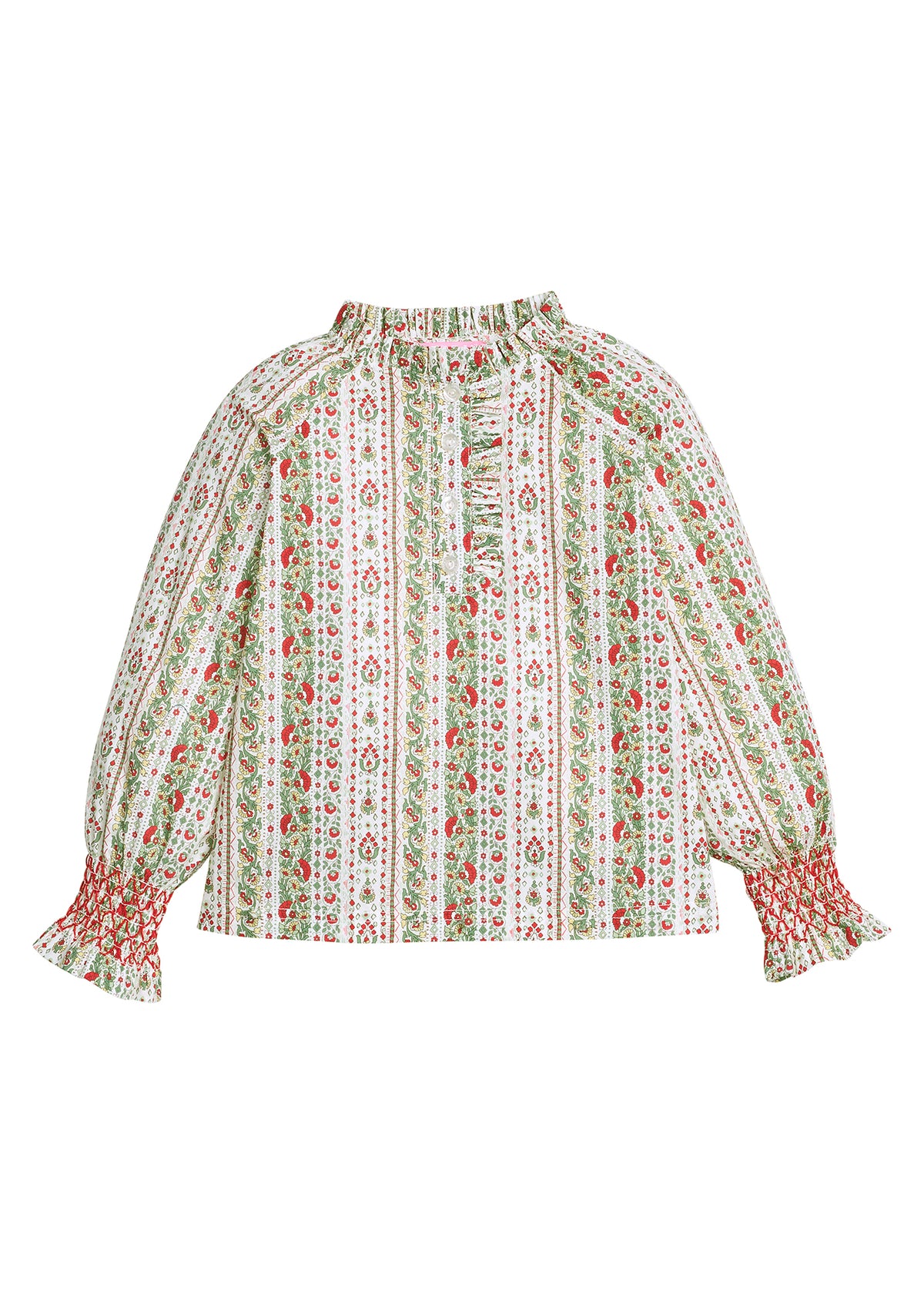 Shannon Top, St Moritz Floral Stripe