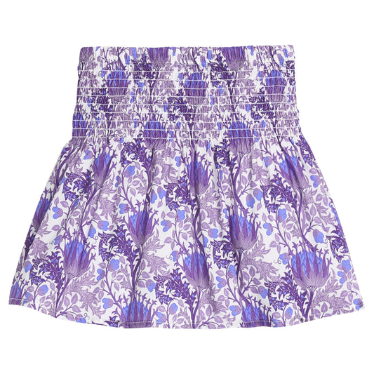Ruched Circle Skirt - Concord Floral