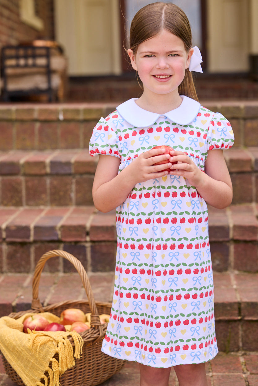 Short Sleeve Evelyn Dress - Apples Days