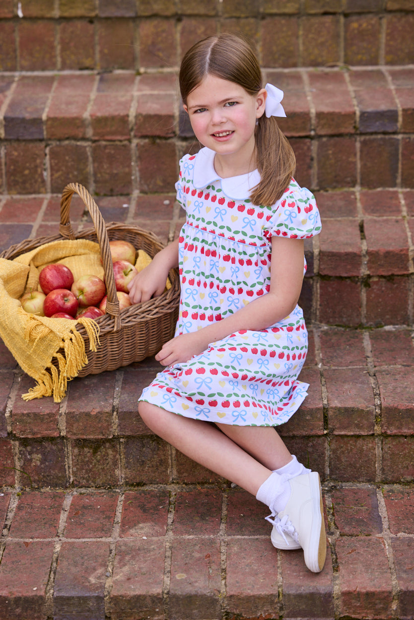 Short Sleeve Evelyn Dress - Apples Days