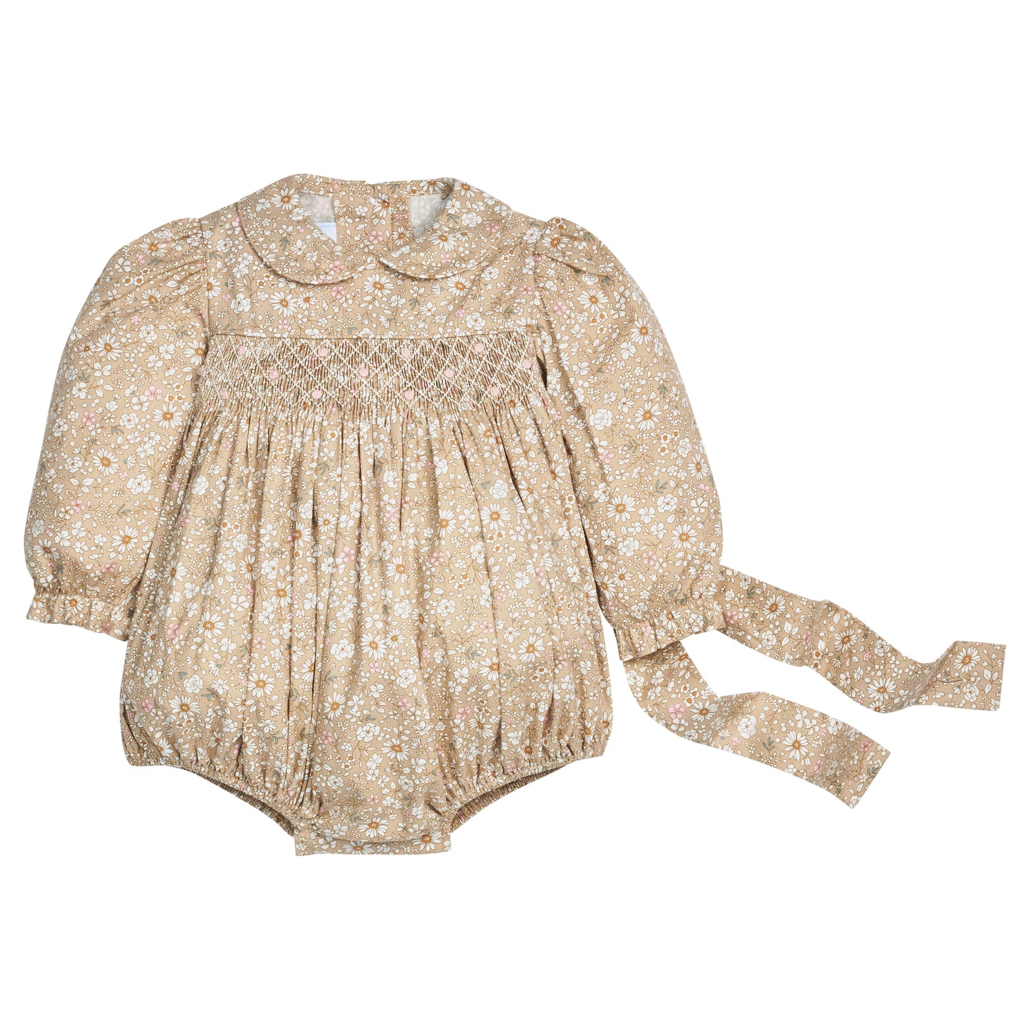 Smocked Charlotte Bubble, Camden Floral