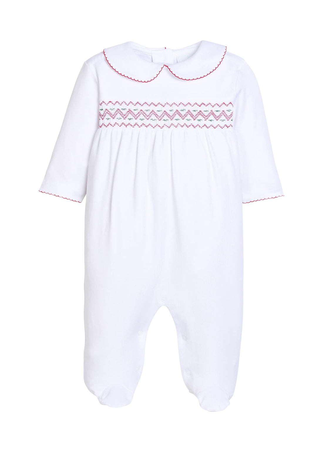 Smocked Footie, Holiday Geo
