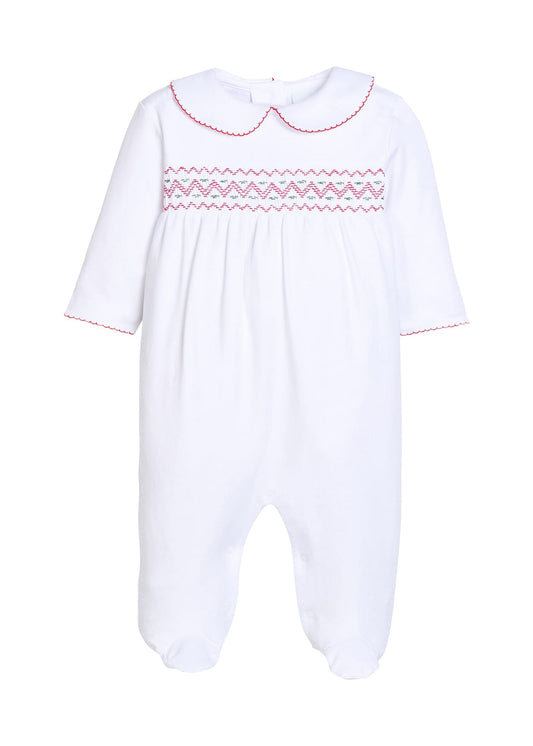 Smocked Footie, Holiday Geo