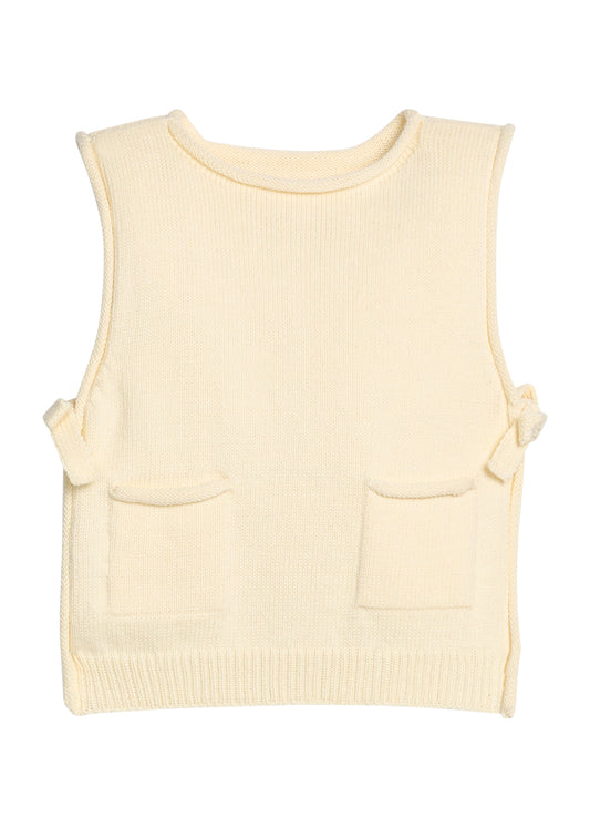 Sweater Vest, Cream