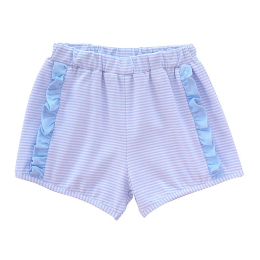 Hadley Shorts, Light Blue Stripe