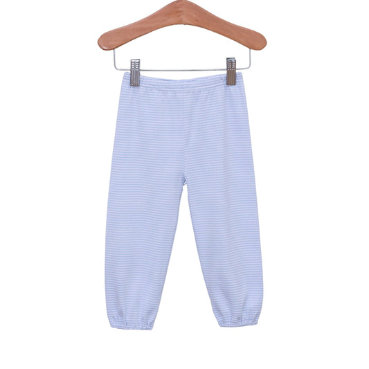 Bloomer Pants, Light Blue Stripe