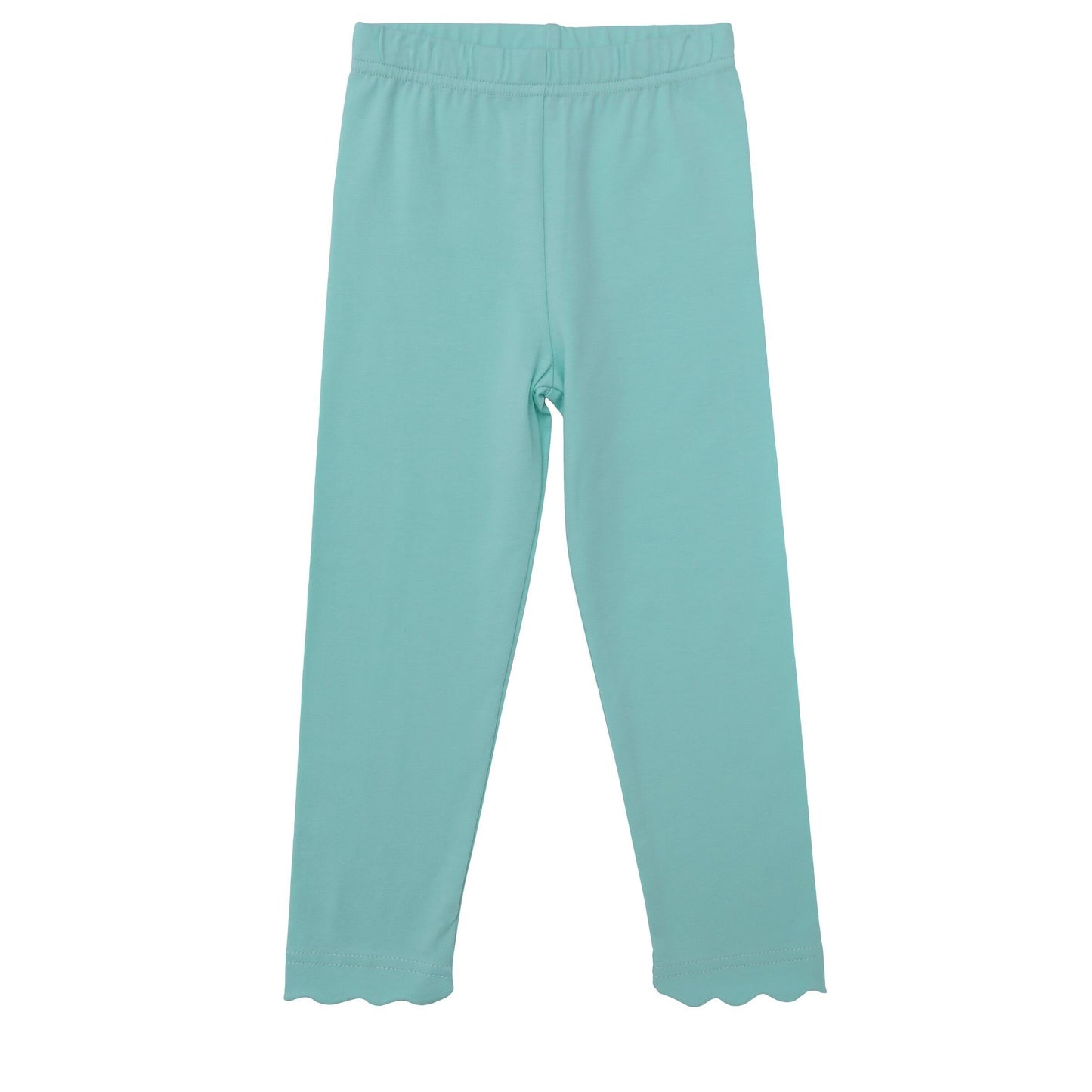 Scallop Leggings, Mint