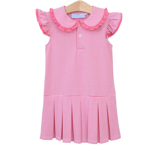 Camilla Dress, Pink Stripe