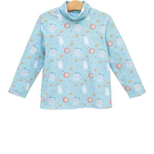 Milk & Cookies Turtleneck, Blue