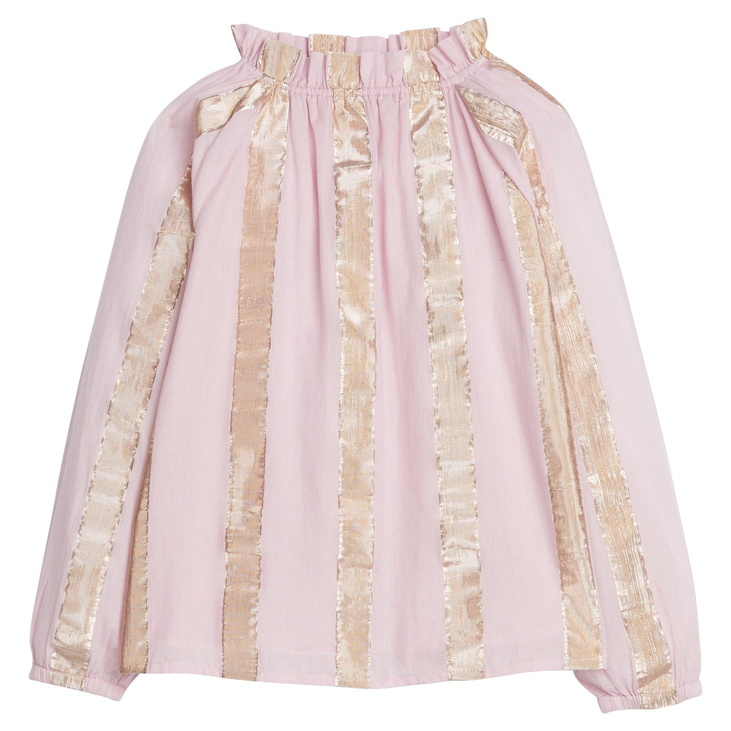 Tory Top, Pink Metallic Stripe