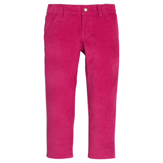 Twiggy Pants - Bougainvillea Velvet