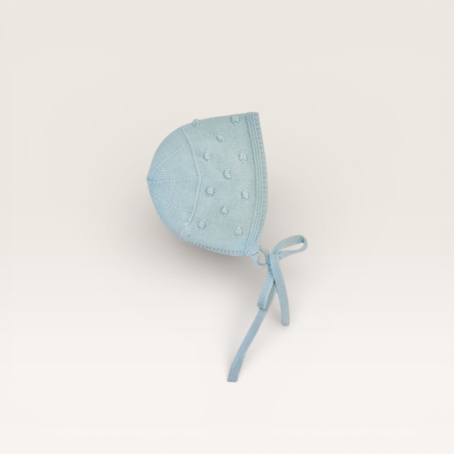 Raised Dot Bonnet, Light Blue