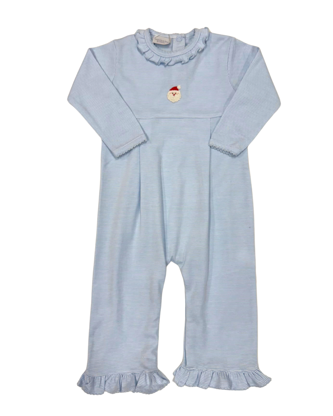 Santa Ruffle Long Romper