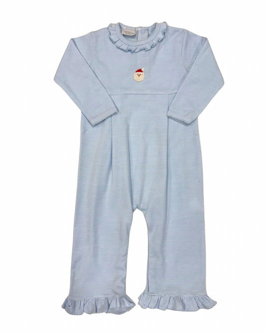 Santa Ruffle Long Romper