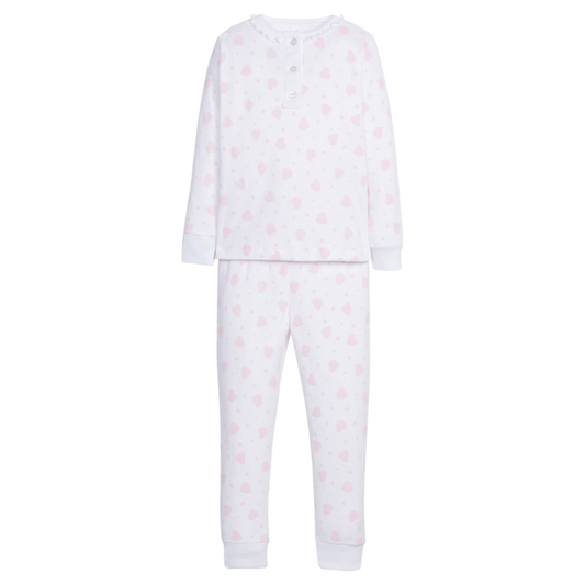 Pink Hearts Ruffled Jammies