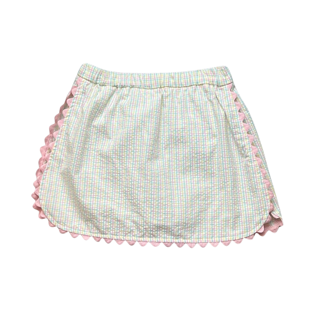 Petra Skirt, Pastel Plaid