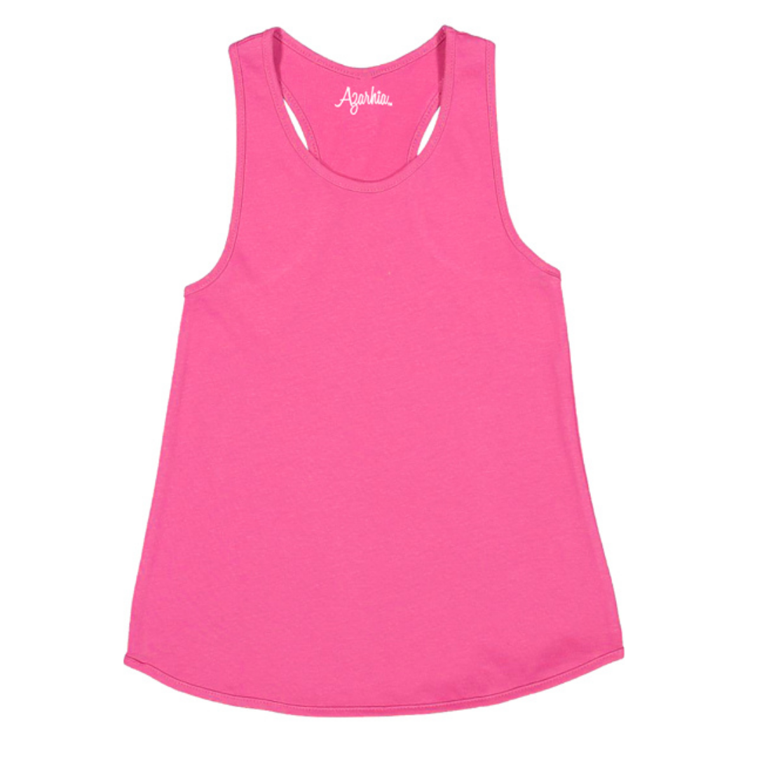 Cotton Racer Back, Hot Pink