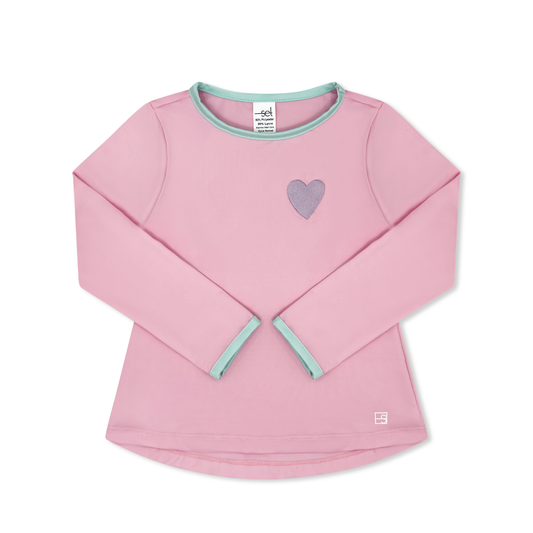 Bridget Basic T - Cotton Candy Pink & Cool Mint