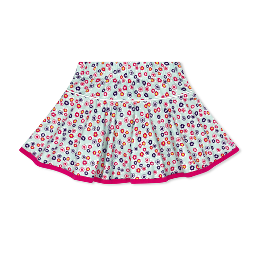 Quinn Skort - Bashful Blooms & Power Pink