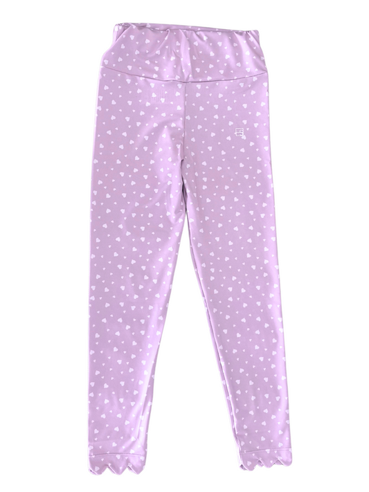 Sadie Scallop Legging - Be Mine