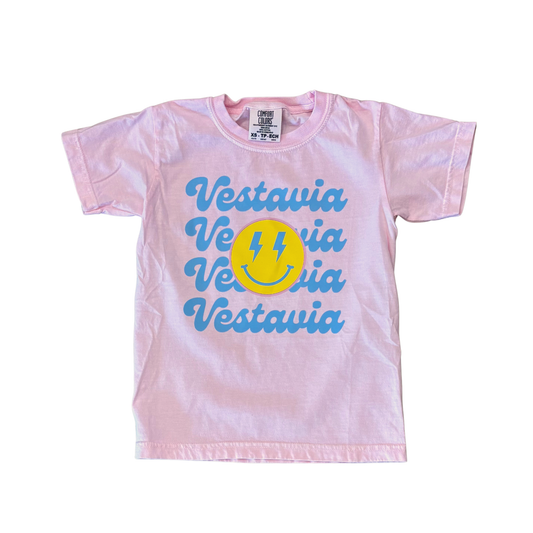 Vestavia Smiley Lightning Bolt Shirt