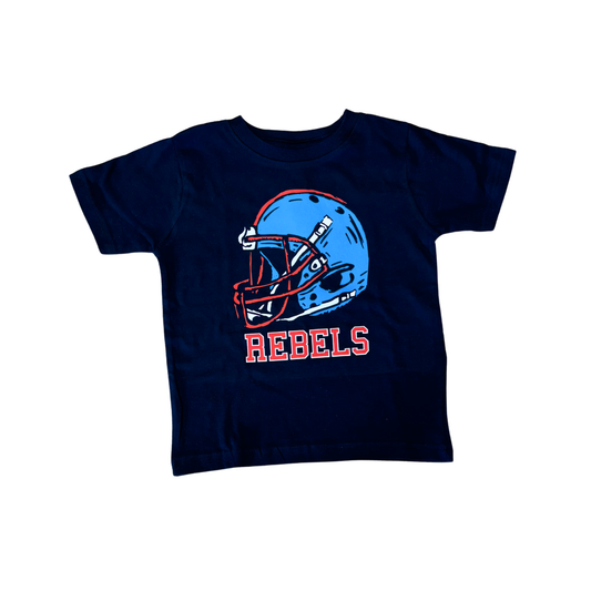 Navy Rebs Helmet Shirt