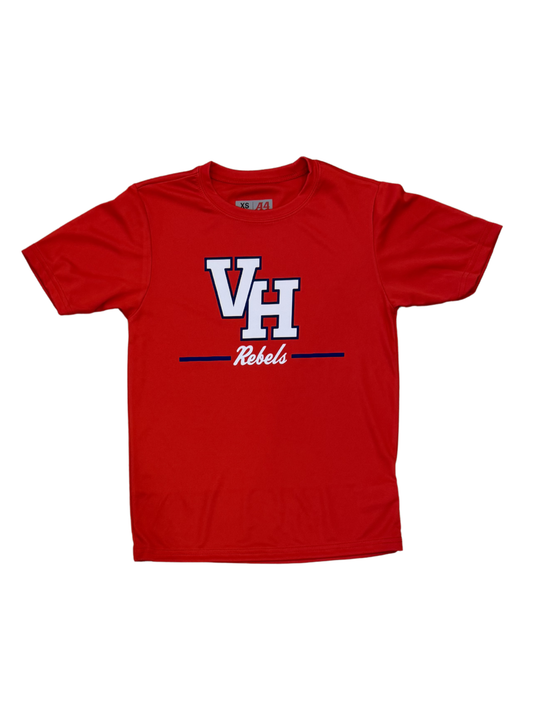 VH Script Rebels Performance Shirt, Red