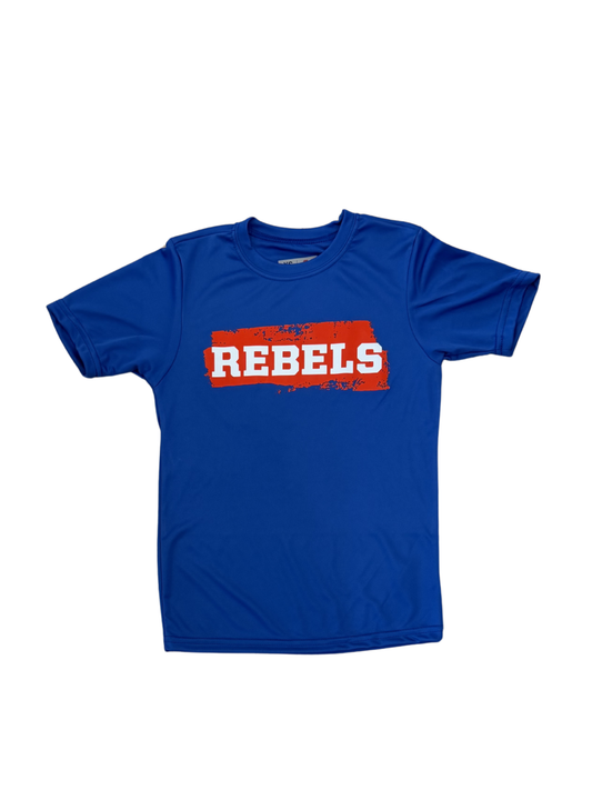 Paint Swash Rebels Performance Shirt, Royal Blue