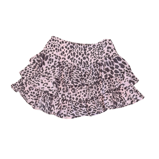 Digital Print 3 Tiered Mini Skirt