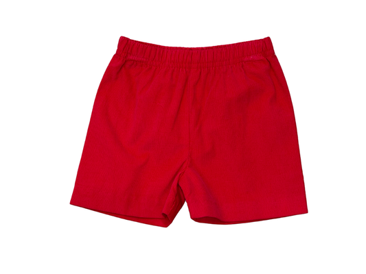 Leo Shorts, Red Corduroy