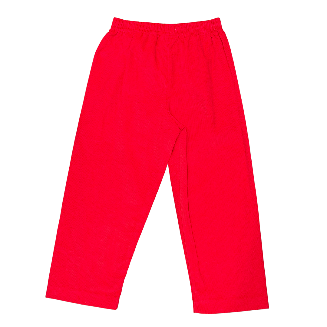 Leo Pants, Red Corduroy