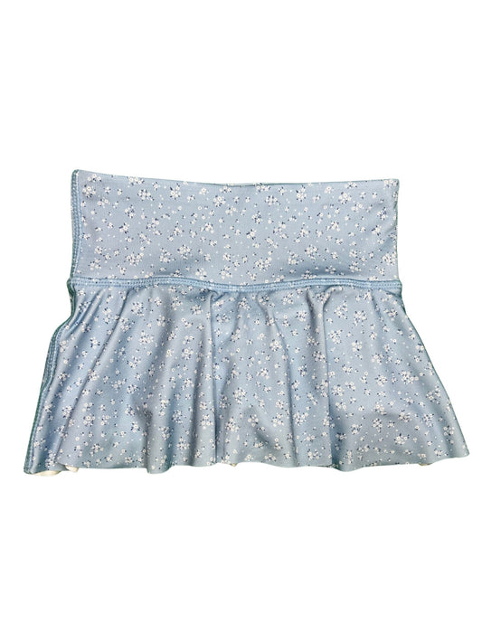 Skirt, Blue Floral