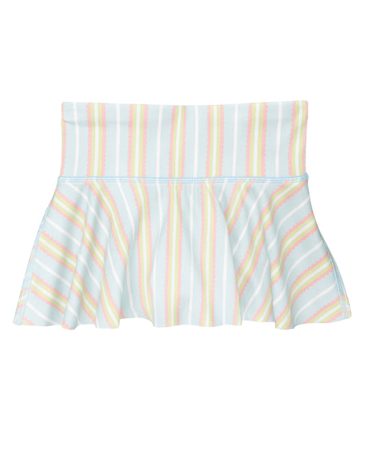 Blue Pink Stripe Skort