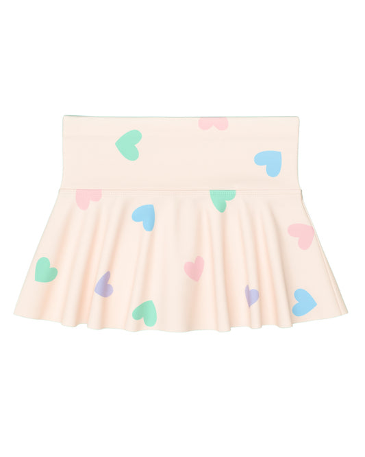 Peach Heart Skort