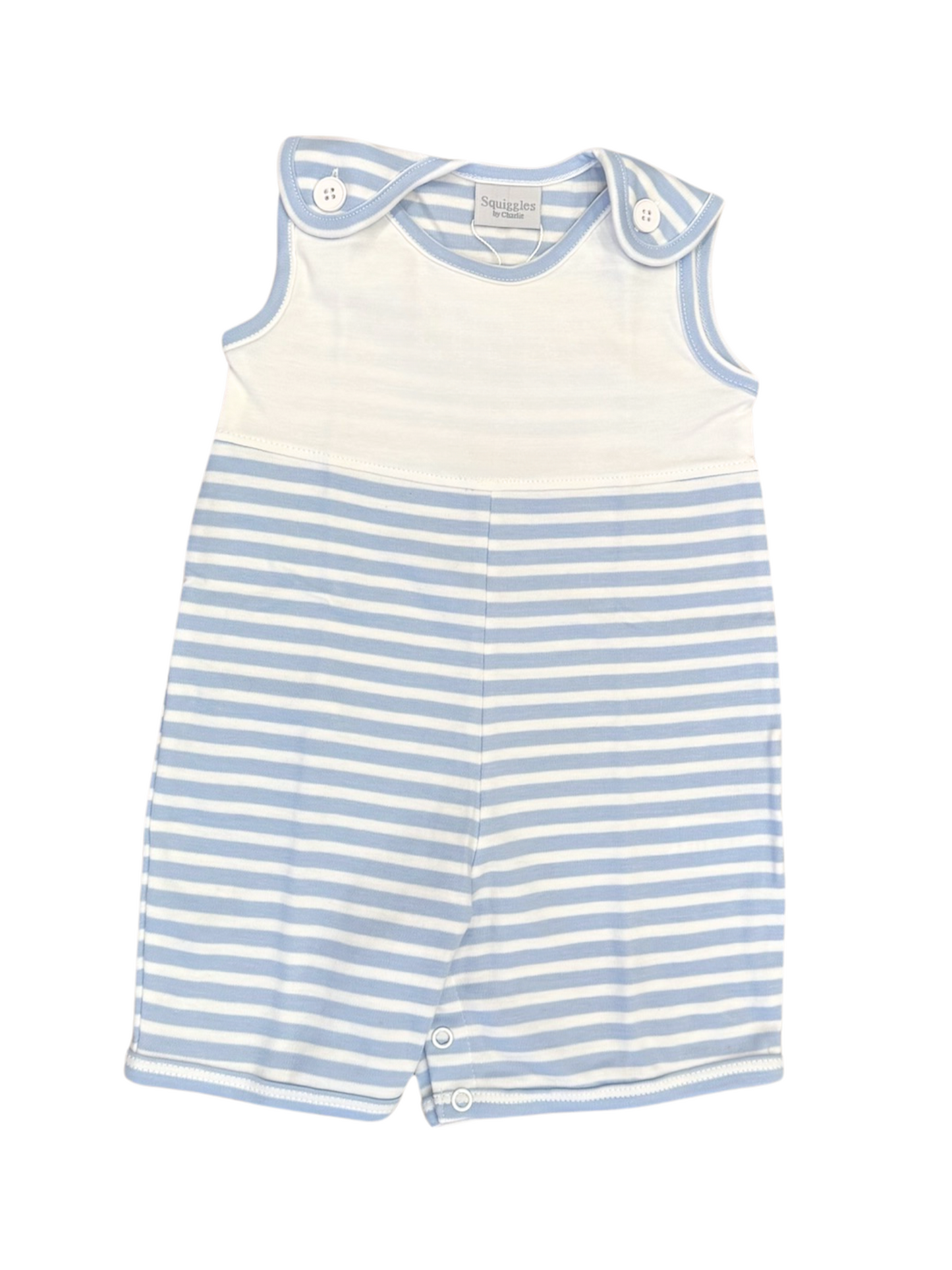 Blue & White Stripe Sunsuit