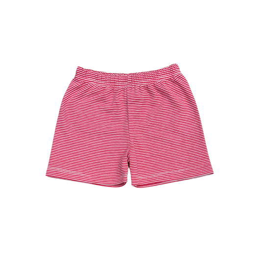 Leo Short, Red Bitty Stripe Knit