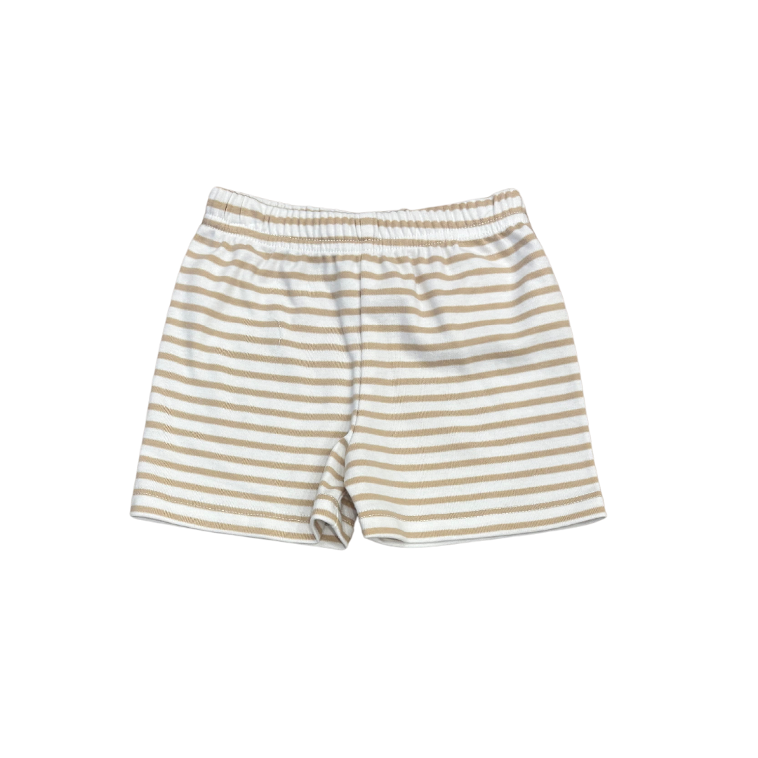 Leo Short, Tan Stripe Knit