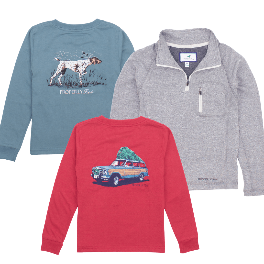 Boys Bay Pullover - Gravel
