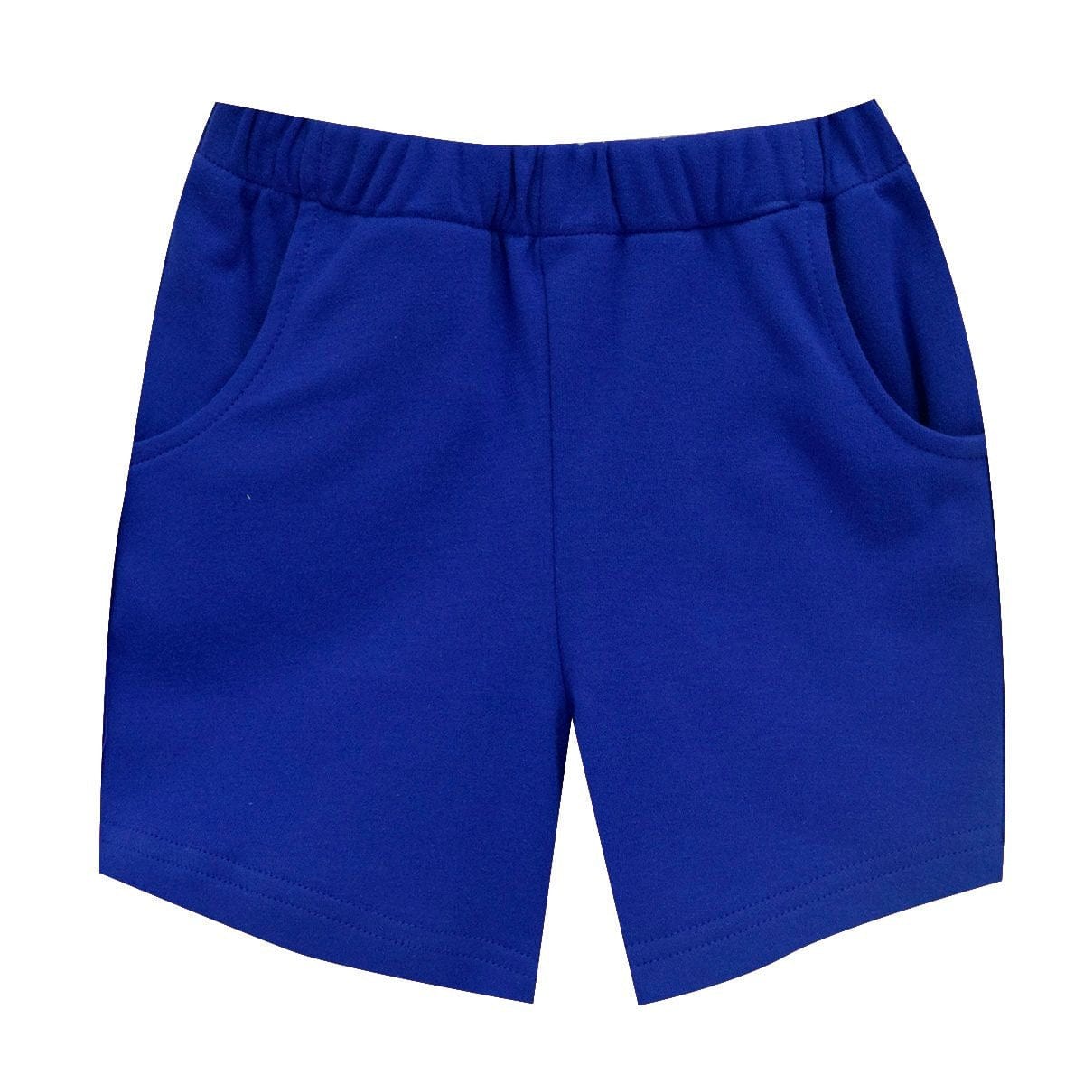 Boys Knit Shorts, Royal Blue