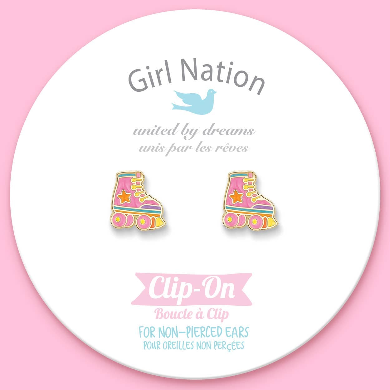 Clip On Earrings- Roller Skates